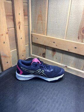 ASICS GT-1000 9 Womens Size US 5 EU 37.5 Navy Blue Pink Running Sneaker